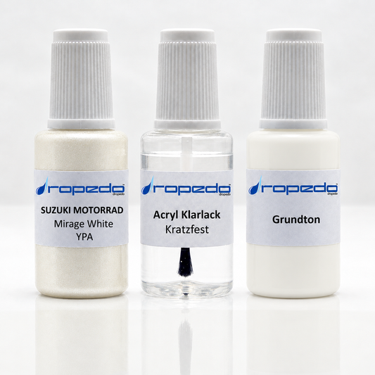 Lackstift-Set für Suzuki YPA Mirage White