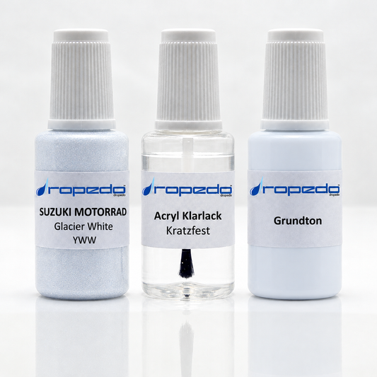 Lackstift-Set für Suzuki YWW Glacier White