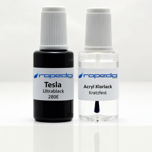 Lackstift-Set für Tesla 280E Ultrablack