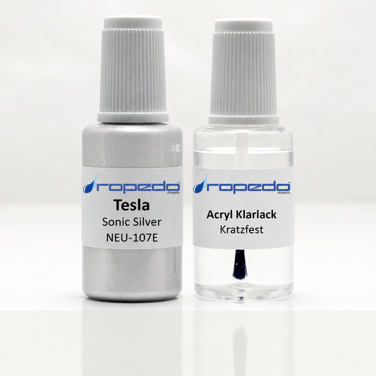 Lackstift-Set für Tesla NEU107E Sonic Silver