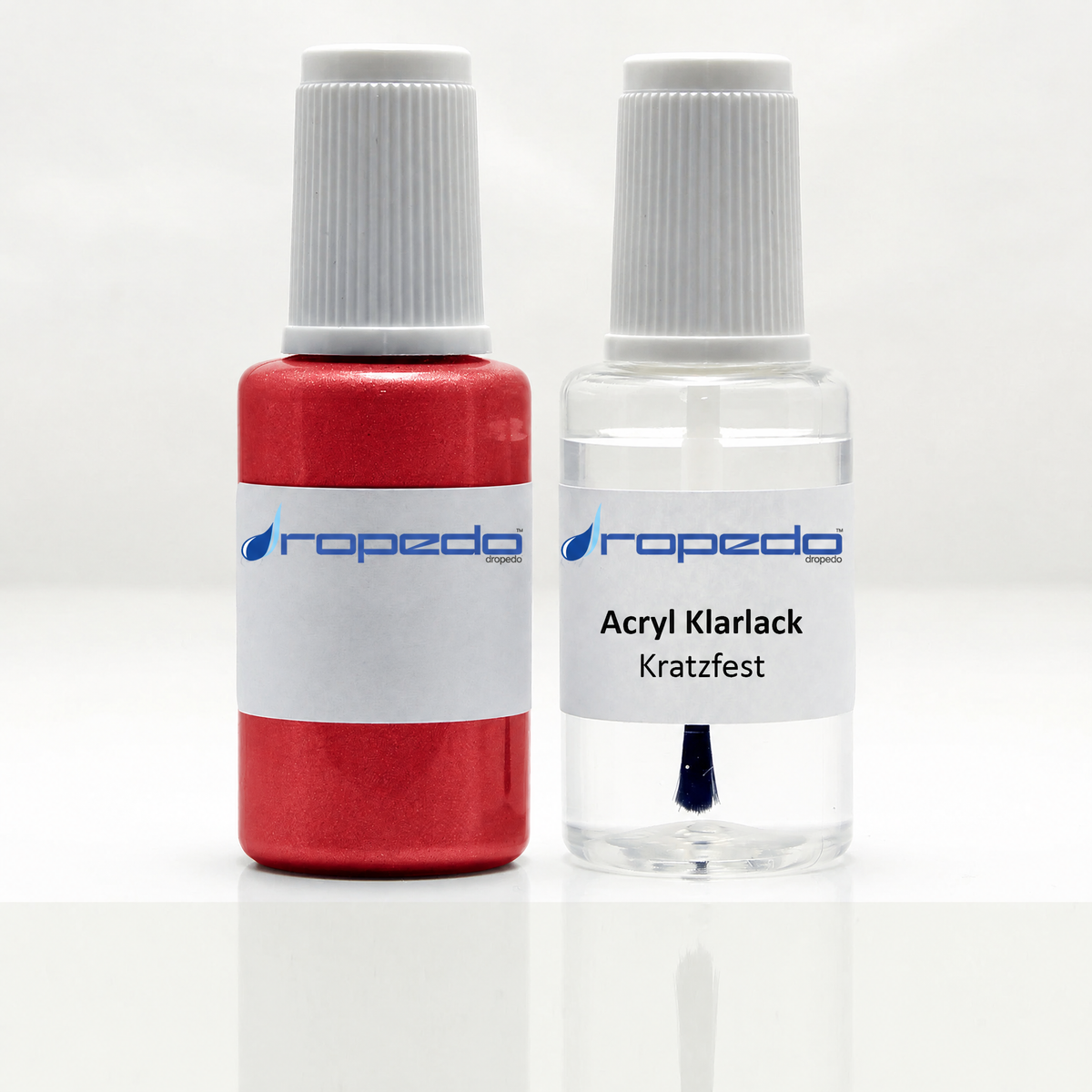 Toyota 3U7 Coral/Tokyo Fusion Lackstift, 20 ml Basislack und 20 ml Klarlack