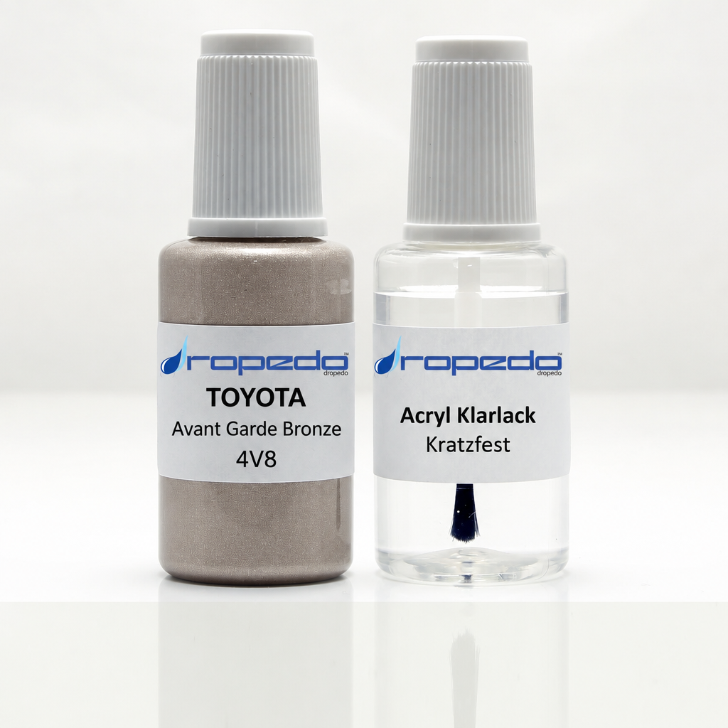 Lackstift-Set mit Klarlack für Toyota 4V8 Avant Garde Bronze Metallic