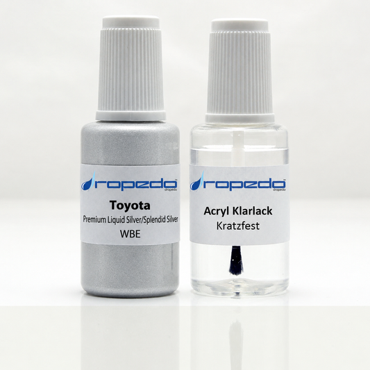 Lackstift-Set für Toyota WBE Premium Liquid Silver/Splendid Silver