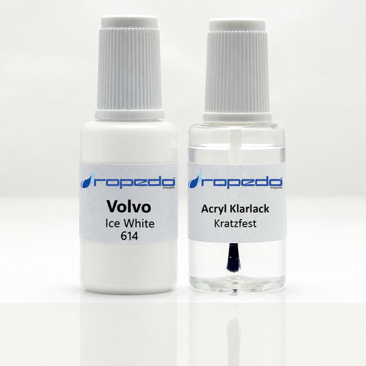 Lackstift-Set für Volvo 614 Ice White White Solid