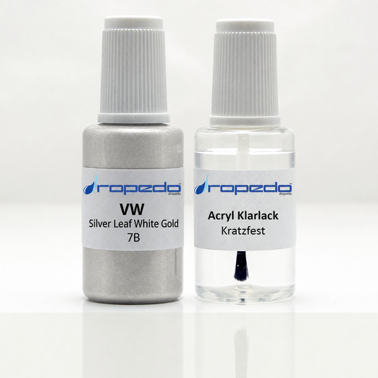 Lackstift-Set für VW 7B Silver Leaf White Gold