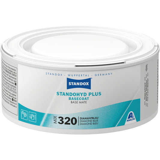 Standox Standohyd Plus Basecoat Basislack Mix 320 Diamondblau 0,25L Dose