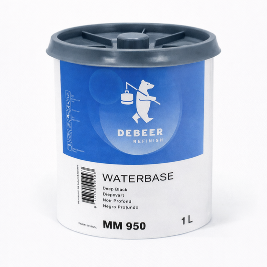 DeBeer MM 950 Basislack Tiefschwarz 1L