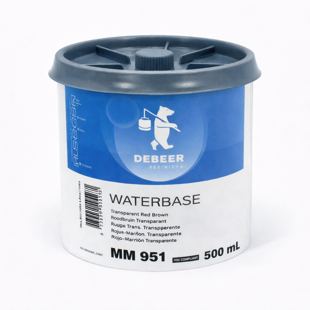 DeBeer MM 951 Basislack Rotbraun Transparent 0,5L