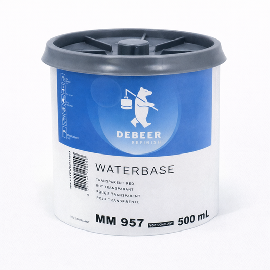 DeBeer MM 957 Basislack Rot Transparent 0,5L