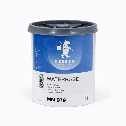DeBeer MM 979 Basislack Super Jet Schwarz 1L