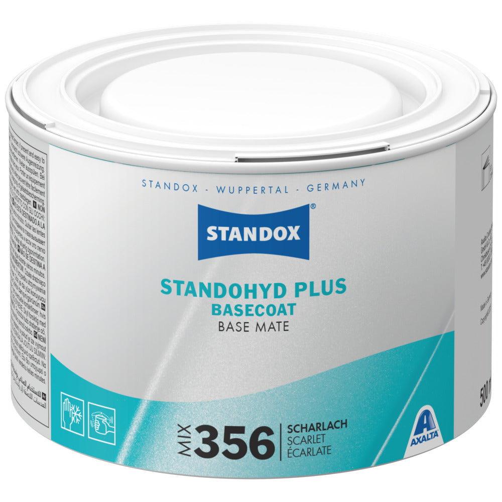 Standox Standohyd Plus Basecoat Basislack 356 Scharlach 0,5L Dose