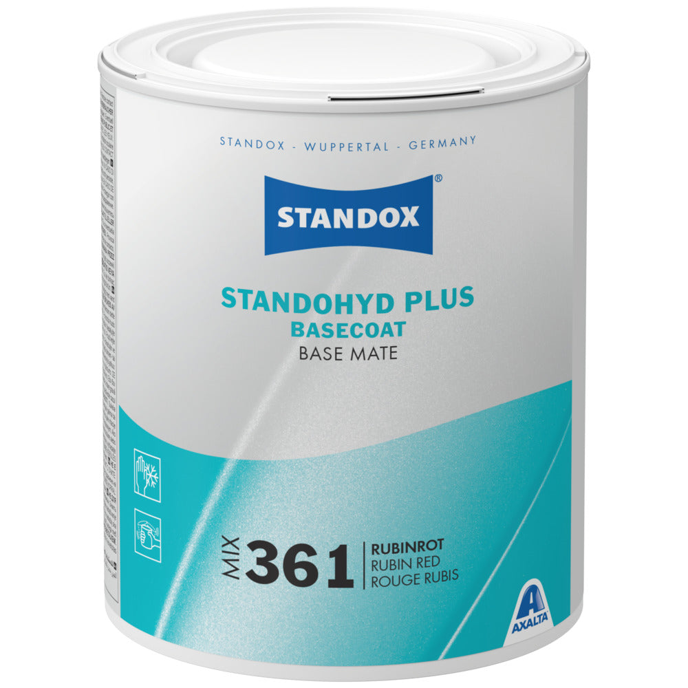 Standox Standohyd Plus Basecoat Basislack Mix 361 Rubinrot 1L Dose