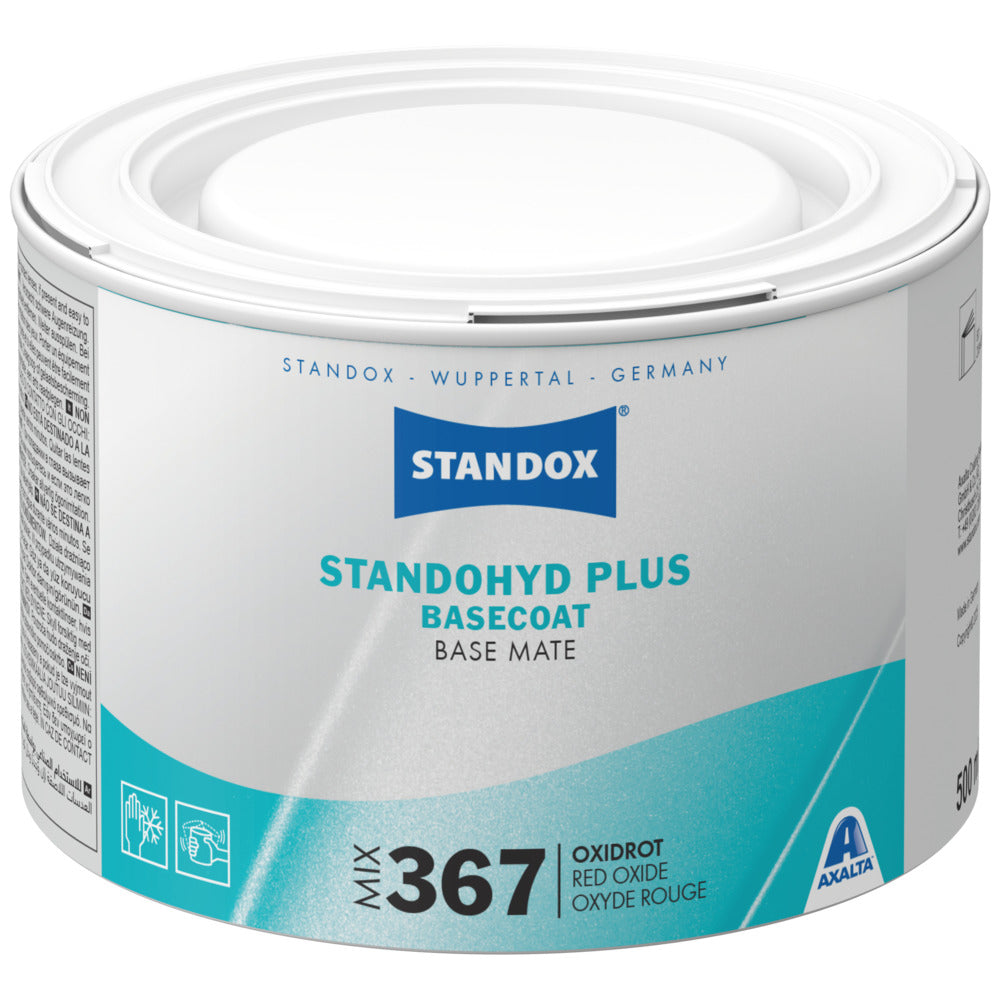 Standox Standohyd Plus Basecoat Basislack Mix 367 Oxidrot 0,5L Dose