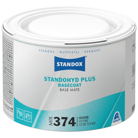 Standox Standohyd Plus Basecoat Basislack Mix 374 Ocker 0,5L Dose