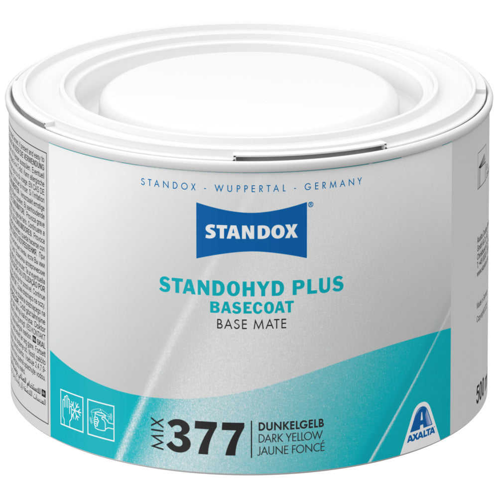 Standox Standohyd Plus Basecoat Basislack Mix 377 Dunkelgelb 0,5L Dose