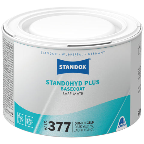 Standox Standohyd Plus Basecoat Basislack Mix 377 Dunkelgelb 0,5L Dose