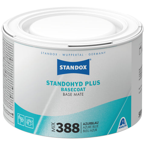 Standox Standohyd Plus Basecoat Basislack Mix 388 Azurblau 0,5L Dose