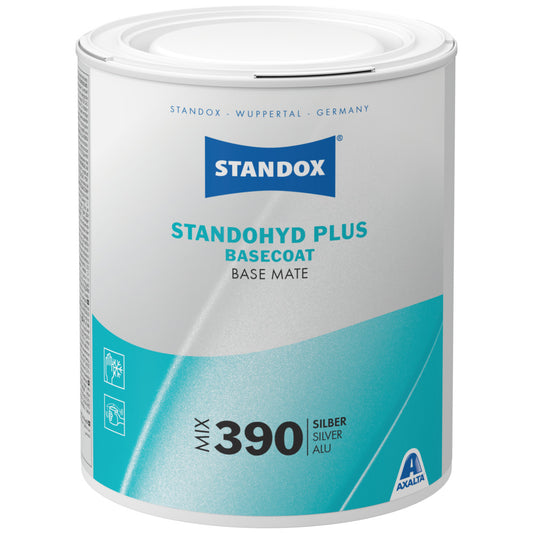 Standox Standohyd Plus Basecoat Basislack Mix 390 Silber 1L Dose