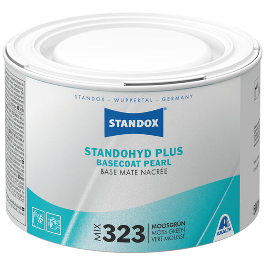 Standox Standohyd Plus Basecoat Basislack Mix 323 Moosgrün 0,5L Dose