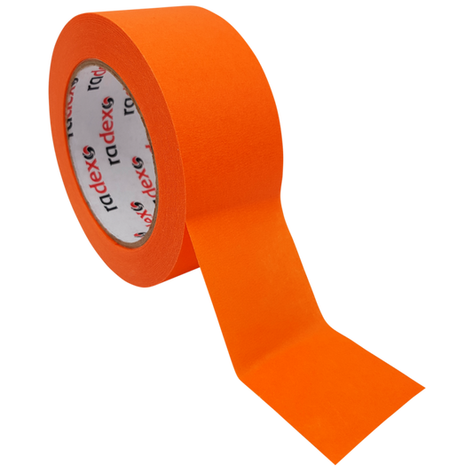 RADEX ORANGE MASKING TAPE 80ķC 18-48mm x 50m