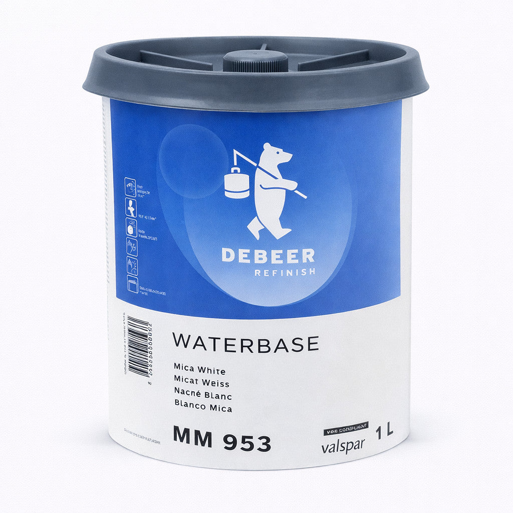 DeBeer MM 953 Basislack Mica Weiß 1L