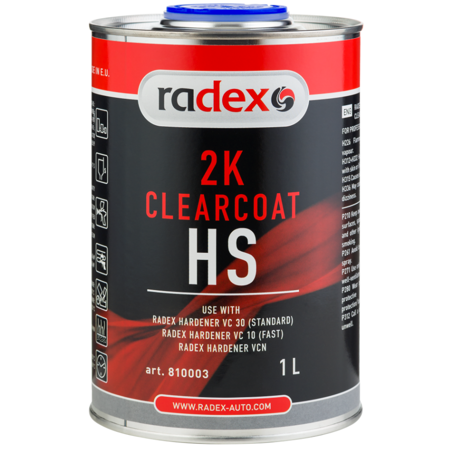 Radex 2K HS Klarlack Set