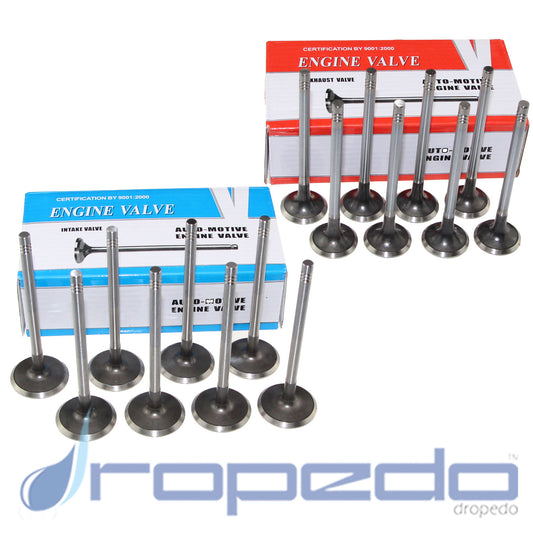 16er Set Einlass und Auslassventile 06D109601M 06D109611T