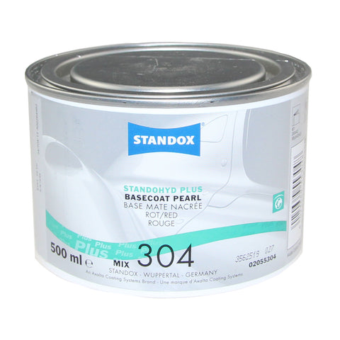 Standox Standohyd PLUS Basislack MIX 304 Pearl, Rot 0,5L Dose