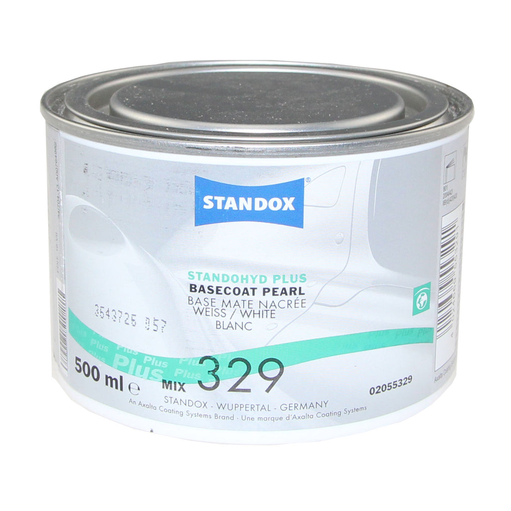 Standox Standohyd PLUS Basislack MIX 329 Pearl, Weiß 0,5L Dose