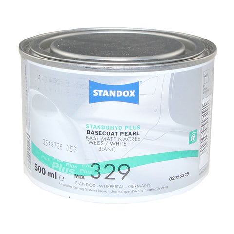 Standox Standohyd PLUS Basislack MIX 329 Pearl, Weiß 0,5L Dose