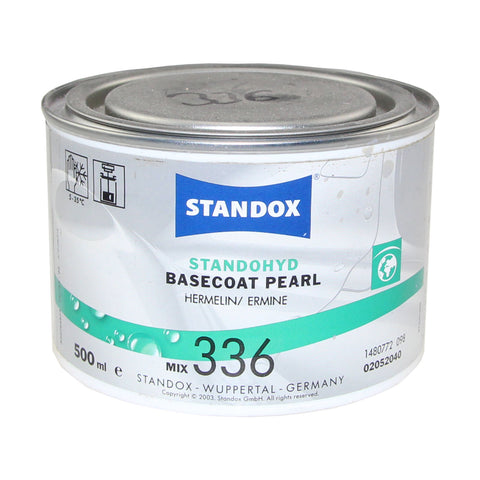 Standox Standohyd PLUS Basislack MIX 336 Pearl, Hermelin 0,5L Dose