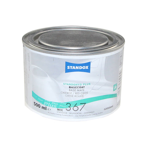 Standox Standohyd PLUS Basislack MIX 367 Oxidrot 0,5L Dose
