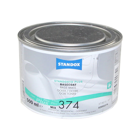 Standox Standohyd PLUS Basislack MIX 374 Ocker 0,5L Dose