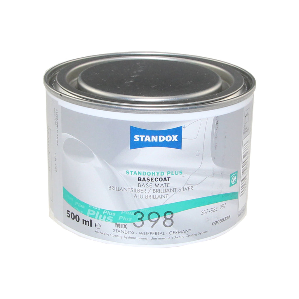 Standox Standohyd PLUS Basislack MIX 398 Brilliantsilber 0,5L Dose