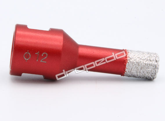 Diamantbohrkrone Kernbohrer Fliesenbohrer für Winkelschleifer 12 mm Durchmesser