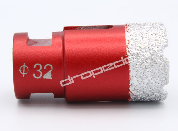 Diamantbohrkrone Kernbohrer Fliesenbohrer für Winkelschleifer 32 mm Durchmesser