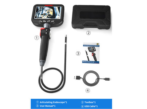 Endoskopkamera mit Monitor 360° 6,2mm