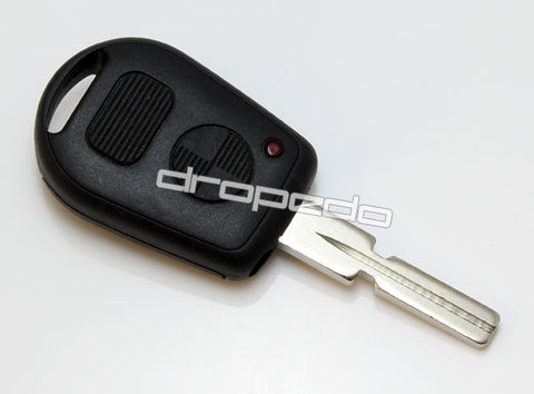 Autoschlüssel Schlüssel Gehäuse 2 Tasten für BMW Rohling fest HU58