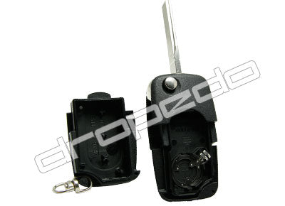 Autoschlüssel Gehäuse für Audi 3 Tasten mit Schlüsselrohling KS05