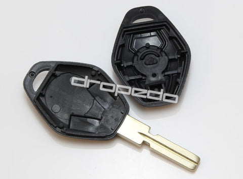 Autoschlüssel Schlüssel Gehäuse 3 Tasten für BMW Rohling fest HU58