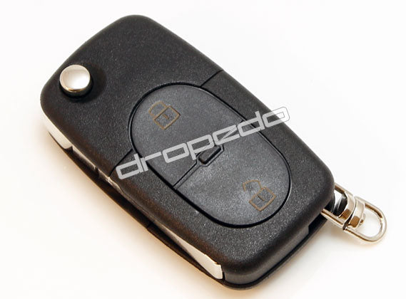 Autoschlüssel Schlüssel Klappschlüssel Gehäuse Autoschlüsselgehäuse für VW Polo T4 Golf IV Bora 2 Tasten