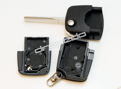 Autoschlüssel Schlüssel Klappschlüssel Gehäuse Autoschlüsselgehäuse für VW Polo T4 Golf IV Bora 2 Tasten