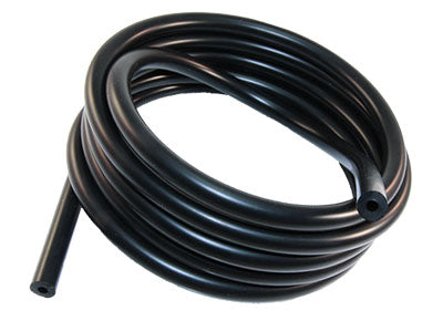 Silikonschlauch flexibel SCHWARZ Innen-Ø 6mm, Außen-Ø 11mm Meterware