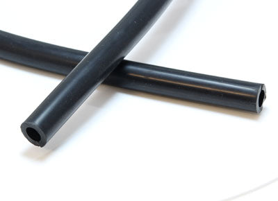 Silikonschlauch flexibel SCHWARZ Innen-Ø 6mm, Außen-Ø 11mm Meterware