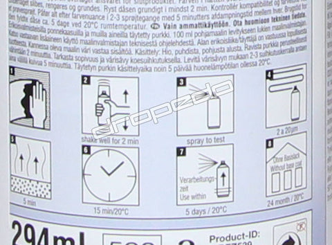 Standox Standohyd Sprühdose für VW Kundenwunsch 400ml