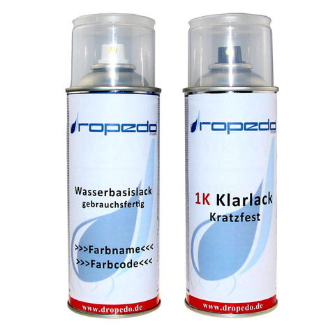 Set Sprühdose für Mercedes 400ml + Klarlack 400ml